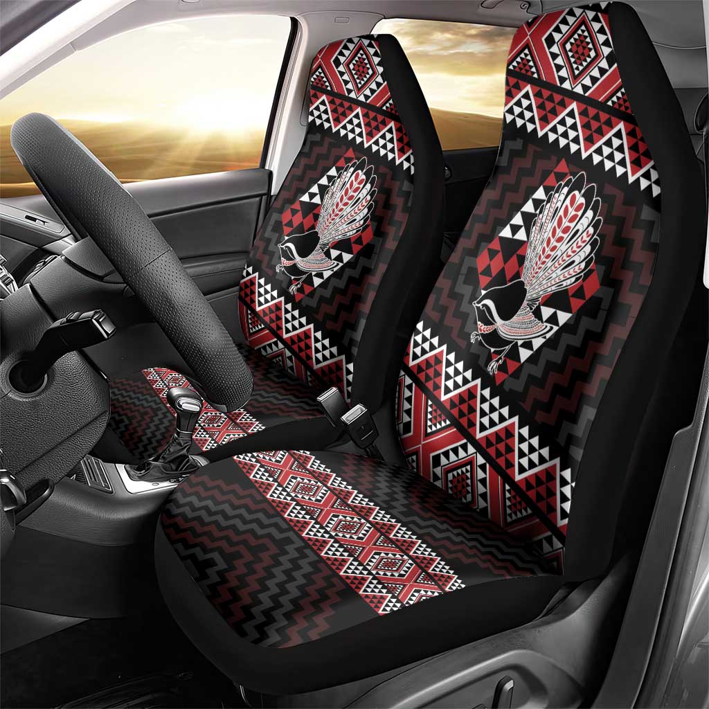 Taniko Aotearoa Car Seat Cover Poutama Mix Piwakawaka