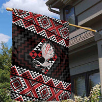 Taniko Aotearoa Garden Flag Poutama Mix Piwakawaka LT7 - Polynesian Pride