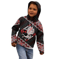Taniko Aotearoa Kid Hoodie Poutama Mix Piwakawaka