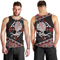 Taniko Aotearoa Men Tank Top Poutama Mix Piwakawaka LT7 - Polynesian Pride