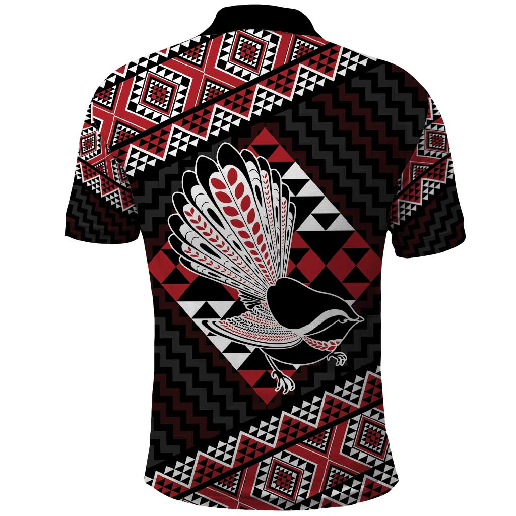 Taniko Aotearoa Polo Shirt Poutama Mix Piwakawaka