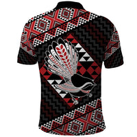 Taniko Aotearoa Polo Shirt Poutama Mix Piwakawaka