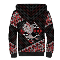 Taniko Aotearoa Sherpa Hoodie Poutama Mix Piwakawaka LT7 - Polynesian Pride