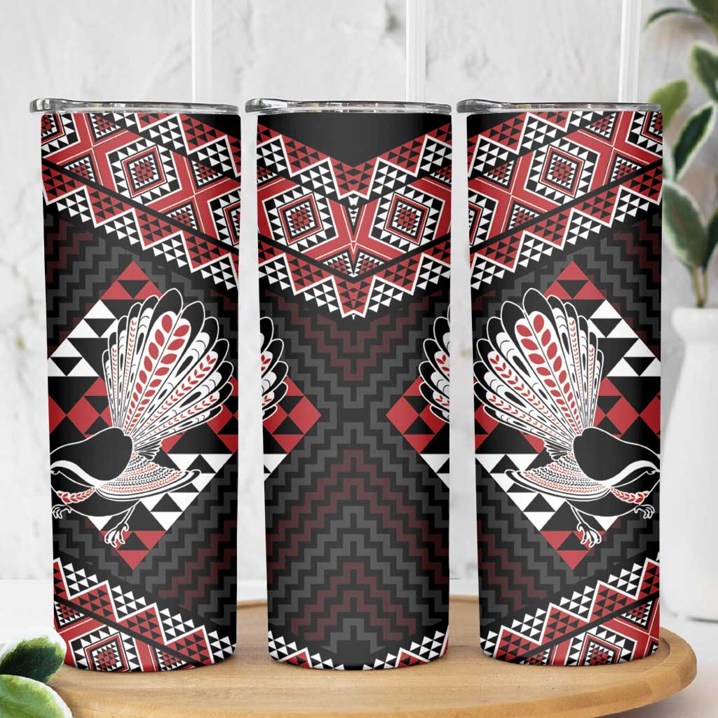 Taniko Aotearoa Skinny Tumbler Poutama Mix Piwakawaka