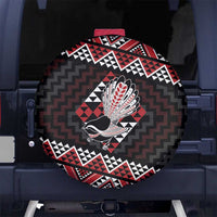 Taniko Aotearoa Spare Tire Cover Poutama Mix Piwakawaka LT7 - Polynesian Pride