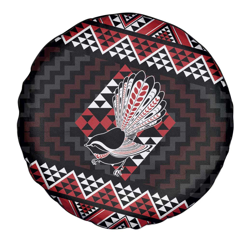 Taniko Aotearoa Spare Tire Cover Poutama Mix Piwakawaka LT7 - Polynesian Pride
