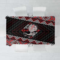 Taniko Aotearoa Tablecloth Poutama Mix Piwakawaka LT7 Red - Polynesian Pride