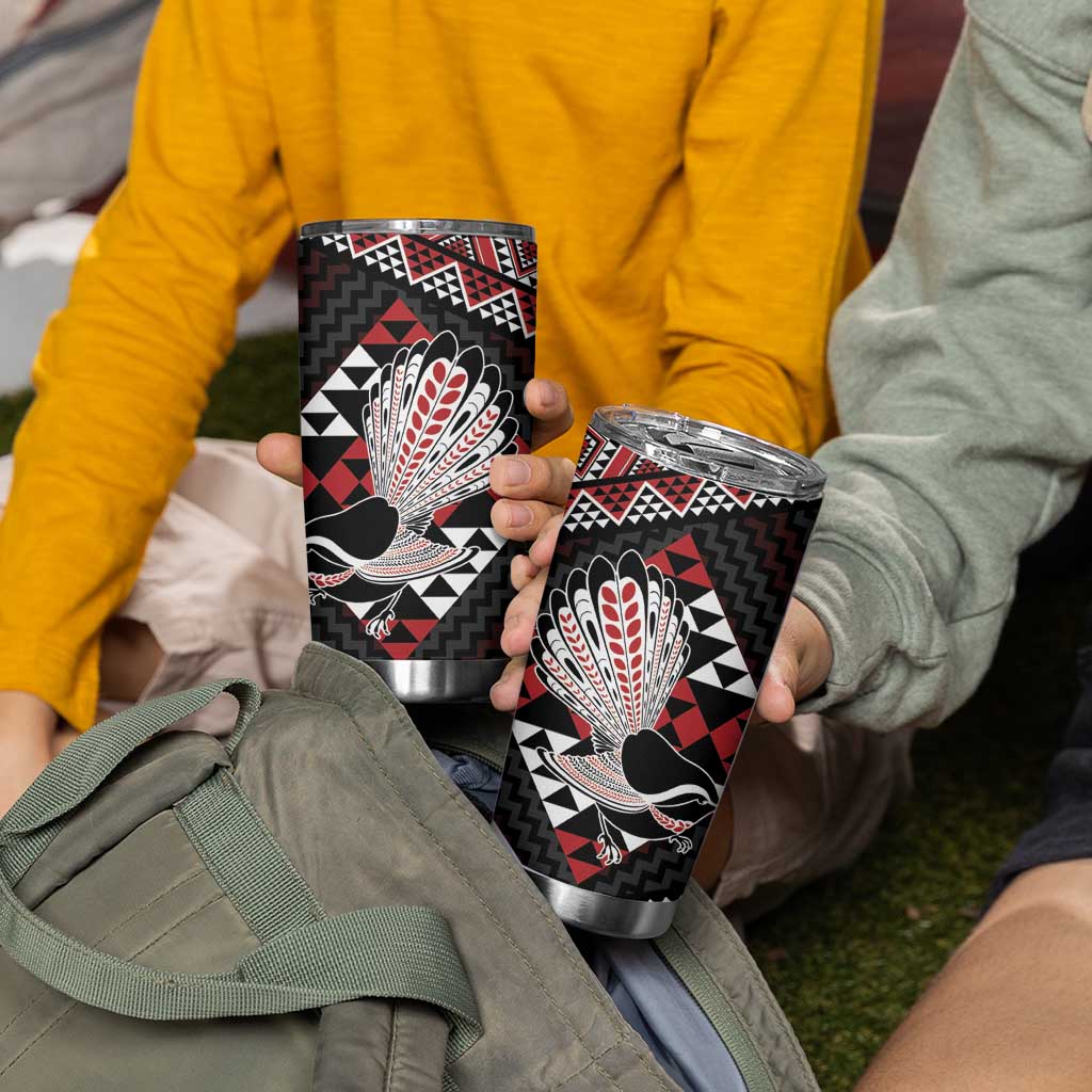 Taniko Aotearoa Tumbler Cup Poutama Mix Piwakawaka LT7 - Polynesian Pride