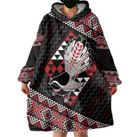 Taniko Aotearoa Wearable Blanket Hoodie Poutama Mix Piwakawaka LT7 - Polynesian Pride