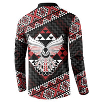 Taniko Aotearoa Button Sweatshirt Poutama Mix Piwakawaka - Ver02 LT7 - Polynesian Pride