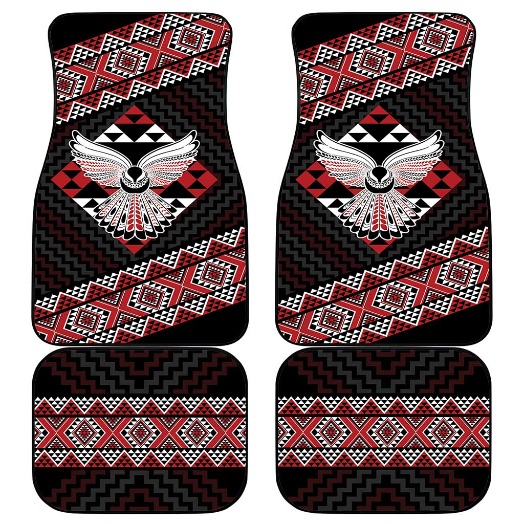 Taniko Aotearoa Car Mats Poutama Mix Piwakawaka - Ver02 LT7 - Polynesian Pride