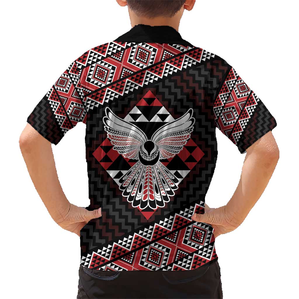 Taniko Aotearoa Hawaiian Shirt Poutama Mix Piwakawaka - Ver02 LT7 - Polynesian Pride