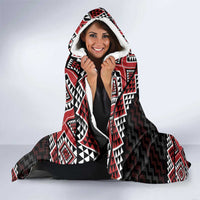 Taniko Aotearoa Hooded Blanket Poutama Mix Piwakawaka - Ver02 LT7 - Polynesian Pride