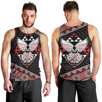 Taniko Aotearoa Men Tank Top Poutama Mix Piwakawaka - Ver02 LT7 - Polynesian Pride