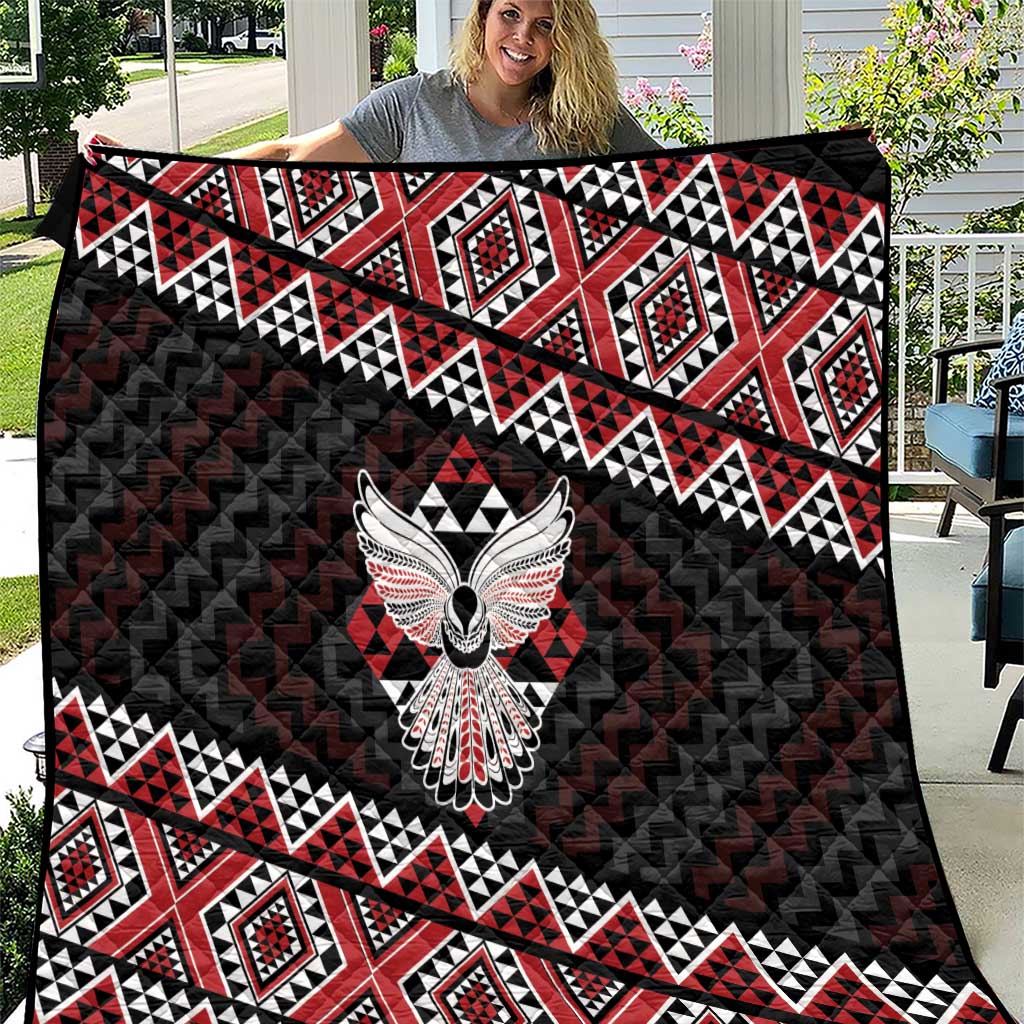 Taniko Aotearoa Quilt Poutama Mix Piwakawaka - Ver02