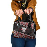 Taniko Aotearoa Shoulder Handbag Poutama Mix Piwakawaka - Ver02