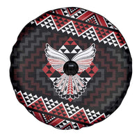 Taniko Aotearoa Spare Tire Cover Poutama Mix Piwakawaka - Ver02 LT7 - Polynesian Pride