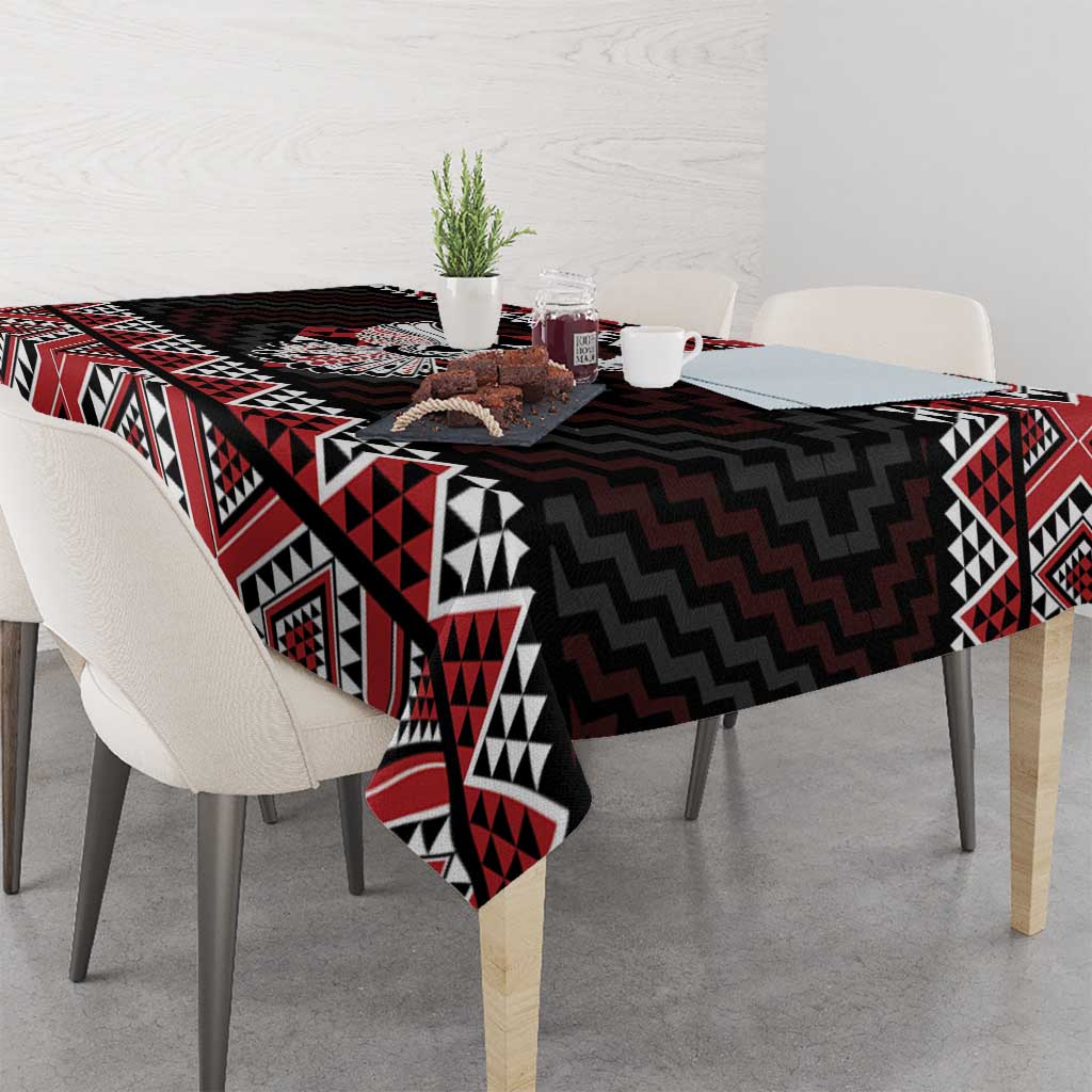 Taniko Aotearoa Tablecloth Poutama Mix Piwakawaka - Ver02 LT7 - Polynesian Pride
