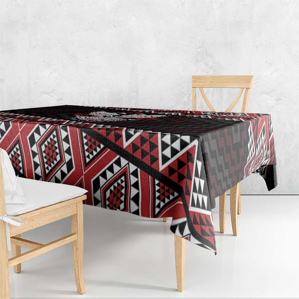 Taniko Aotearoa Tablecloth Poutama Mix Piwakawaka - Ver02 LT7 - Polynesian Pride