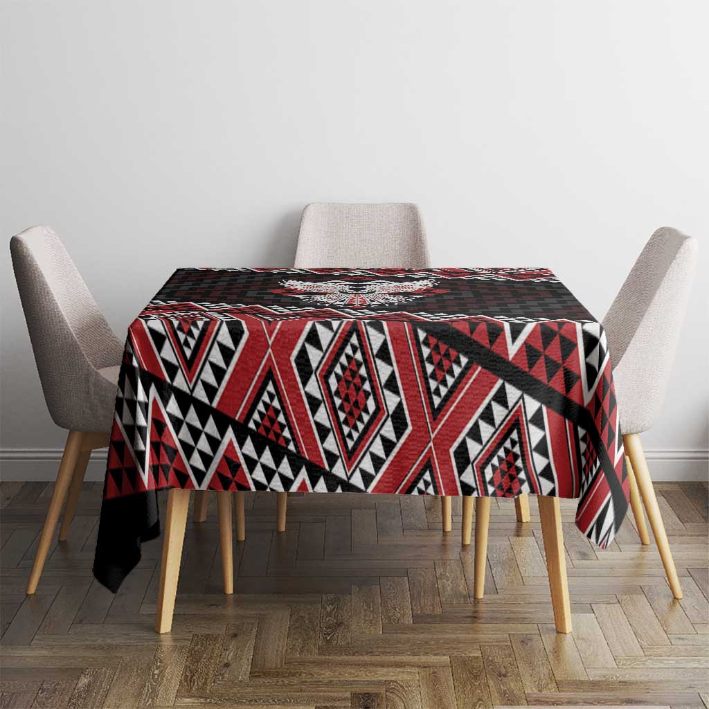 Taniko Aotearoa Tablecloth Poutama Mix Piwakawaka - Ver02 LT7 - Polynesian Pride