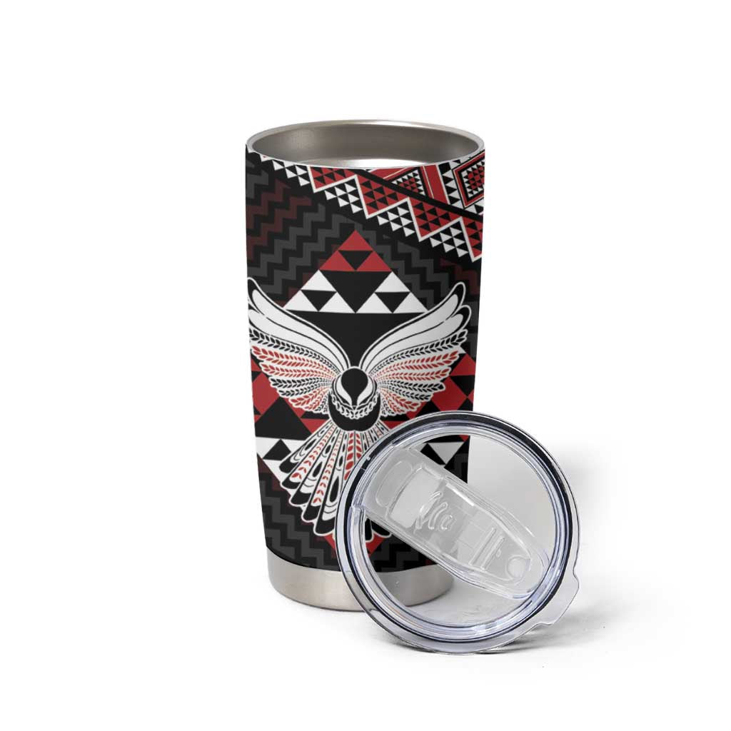 Taniko Aotearoa Tumbler Cup Poutama Mix Piwakawaka - Ver02 LT7 - Polynesian Pride