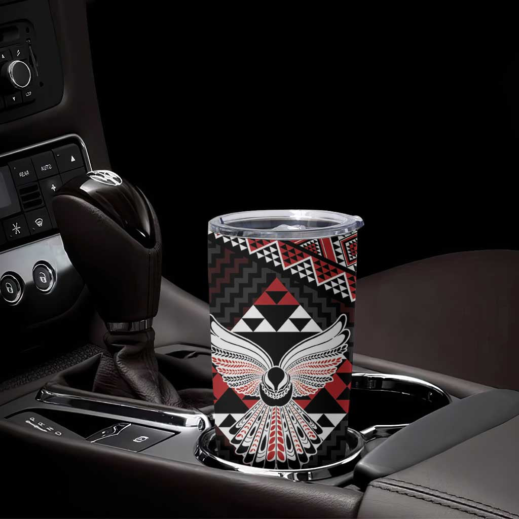 Taniko Aotearoa Tumbler Cup Poutama Mix Piwakawaka - Ver02 LT7 - Polynesian Pride