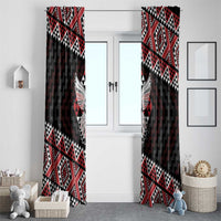 Taniko Aotearoa Window Curtain Poutama Mix Piwakawaka - Ver02 LT7 - Polynesian Pride