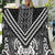 Maori Tukutuku Taniko Motifs Quilt Black Poutama Mix Kowhaiwhai