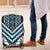 Maori Tukutuku Taniko Motifs Luggage Cover Turquoise Poutama Mix Kowhaiwhai