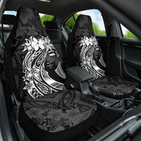 Polynesian Women's Day Car Seat Cover Plumeria Passion - Black LT7 One Size Black - Polynesian Pride