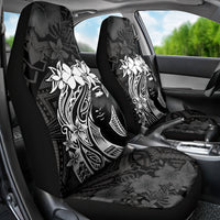 Polynesian Women's Day Car Seat Cover Plumeria Passion - Black LT7 - Polynesian Pride