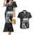 Polynesian Women's Day Couples Matching Mermaid Dress and Hawaiian Shirt Plumeria Passion - Black LT7 Black - Polynesian Pride