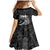 Polynesian Women's Day Family Matching Mermaid Dress and Hawaiian Shirt Plumeria Passion - Black LT7 - Polynesian Pride