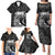 Polynesian Women's Day Family Matching Puletasi and Hawaiian Shirt Plumeria Passion - Black LT7 - Polynesian Pride