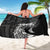 Polynesian Women's Day Sarong Plumeria Passion - Black LT7 - Polynesian Pride