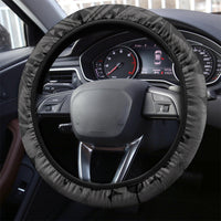 Polynesian Women's Day Steering Wheel Cover Plumeria Passion - Black LT7 - Polynesian Pride