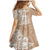 Polynesian Women's Day Family Matching Mermaid Dress and Hawaiian Shirt Plumeria Passion - Beige LT7 - Polynesian Pride