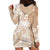 Polynesian Women's Day Hoodie Dress Plumeria Passion - Beige LT7 - Polynesian Pride