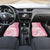 Polynesian Women's Day Car Mats Plumeria Passion - Pink LT7 Set 2pcs - Front Pink - Polynesian Pride