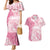 Polynesian Women's Day Couples Matching Mermaid Dress and Hawaiian Shirt Plumeria Passion - Pink LT7 Pink - Polynesian Pride