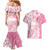 Polynesian Women's Day Couples Matching Mermaid Dress and Hawaiian Shirt Plumeria Passion - Pink LT7 - Polynesian Pride