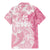 Polynesian Women's Day Family Matching Mermaid Dress and Hawaiian Shirt Plumeria Passion - Pink LT7 - Polynesian Pride