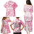 Polynesian Women's Day Family Matching Puletasi and Hawaiian Shirt Plumeria Passion - Pink LT7 - Polynesian Pride