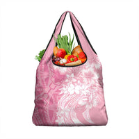 Polynesian Women's Day Grocery Bag Plumeria Passion - Pink LT7 1-pack One Size Pink - Polynesian Pride