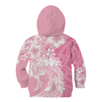 Polynesian Women's Day Kid Hoodie Plumeria Passion - Pink LT7 - Polynesian Pride