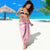 Polynesian Women's Day Sarong Plumeria Passion - Pink LT7 - Polynesian Pride