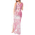 Polynesian Women's Day Tank Maxi Dress Plumeria Passion - Pink LT7 - Polynesian Pride