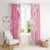 Polynesian Women's Day Window Curtain Plumeria Passion - Pink LT7 - Polynesian Pride