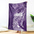 Polynesian Women's Day Blanket Plumeria Passion - Purple LT7 - Polynesian Pride