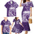 Polynesian Women's Day Family Matching Mermaid Dress and Hawaiian Shirt Plumeria Passion - Purple LT7 - Polynesian Pride